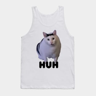 Huh Cat Meme Tank Top